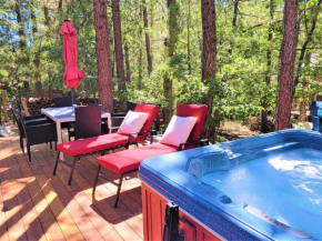 Four Seasons Getaway-Private Hot Spa-Walk to Village-Walk to Free Snow Play Area-Plus King Bed!